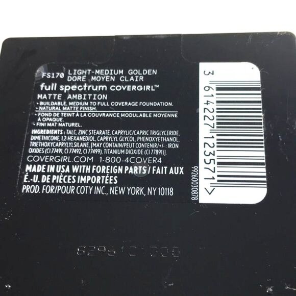 Covergirl Foundation Full Spectrum Powder  Matte .39oz Ambition Light Medium Gol - Picture 3 of 3